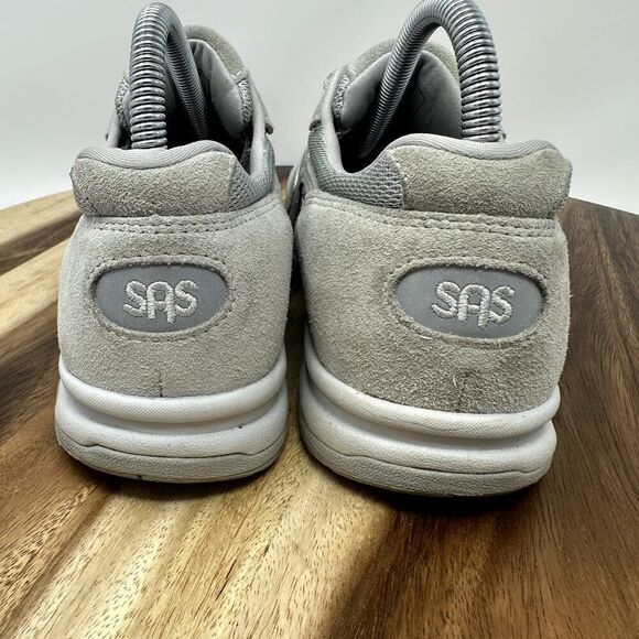 SAS Journey Mesh Men\'s 8 Wide Suede Everyday Sneaker Comfort Walking Shoes Gray main image 10